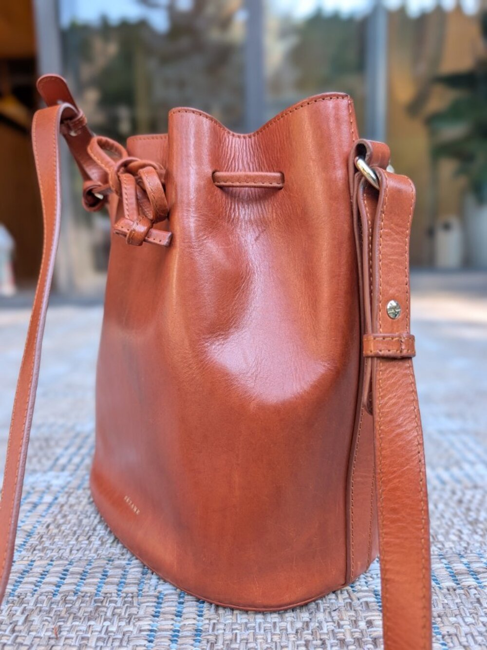 Sézane Farrow Bag Natural Heritage Leather - Picture 3 of 9